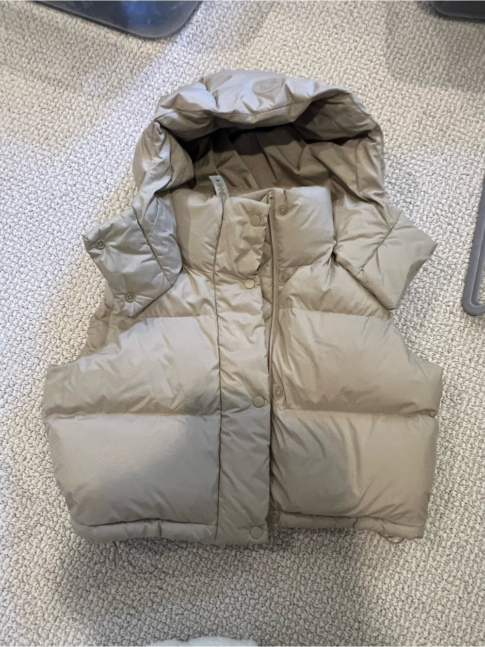 Lululemon Wunderpuff Ultra Cropped Puffer Vest in Trench